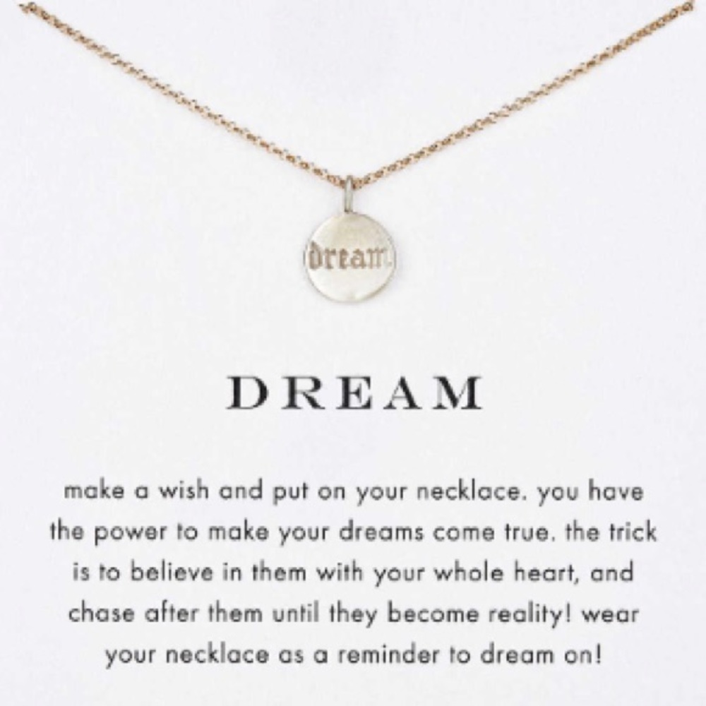 Dogeared Dream Necklace Sterling Silver
